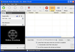 Video Encoder for Adobe Flash