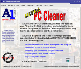 A1Click Ultra PC Cleaner