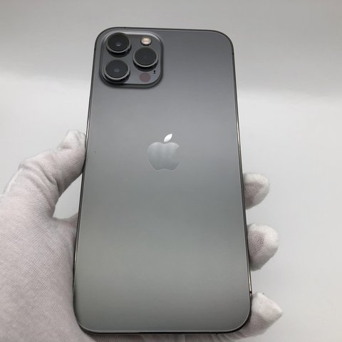 苹果【iphone 12 pro max】5g全网通 石墨色 128g 国行 99新 真机实拍