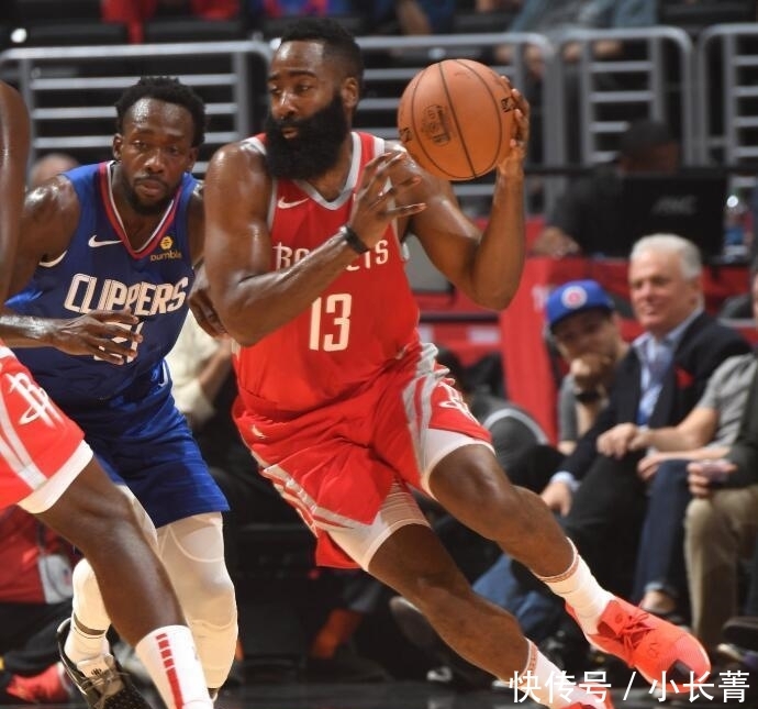 火箭对快船哈登数据