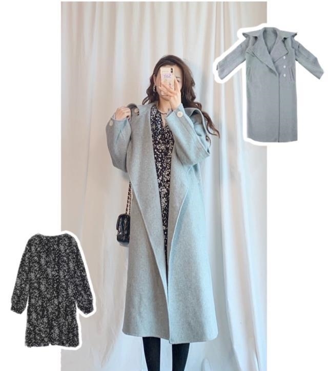 裙大衣如何穿搭