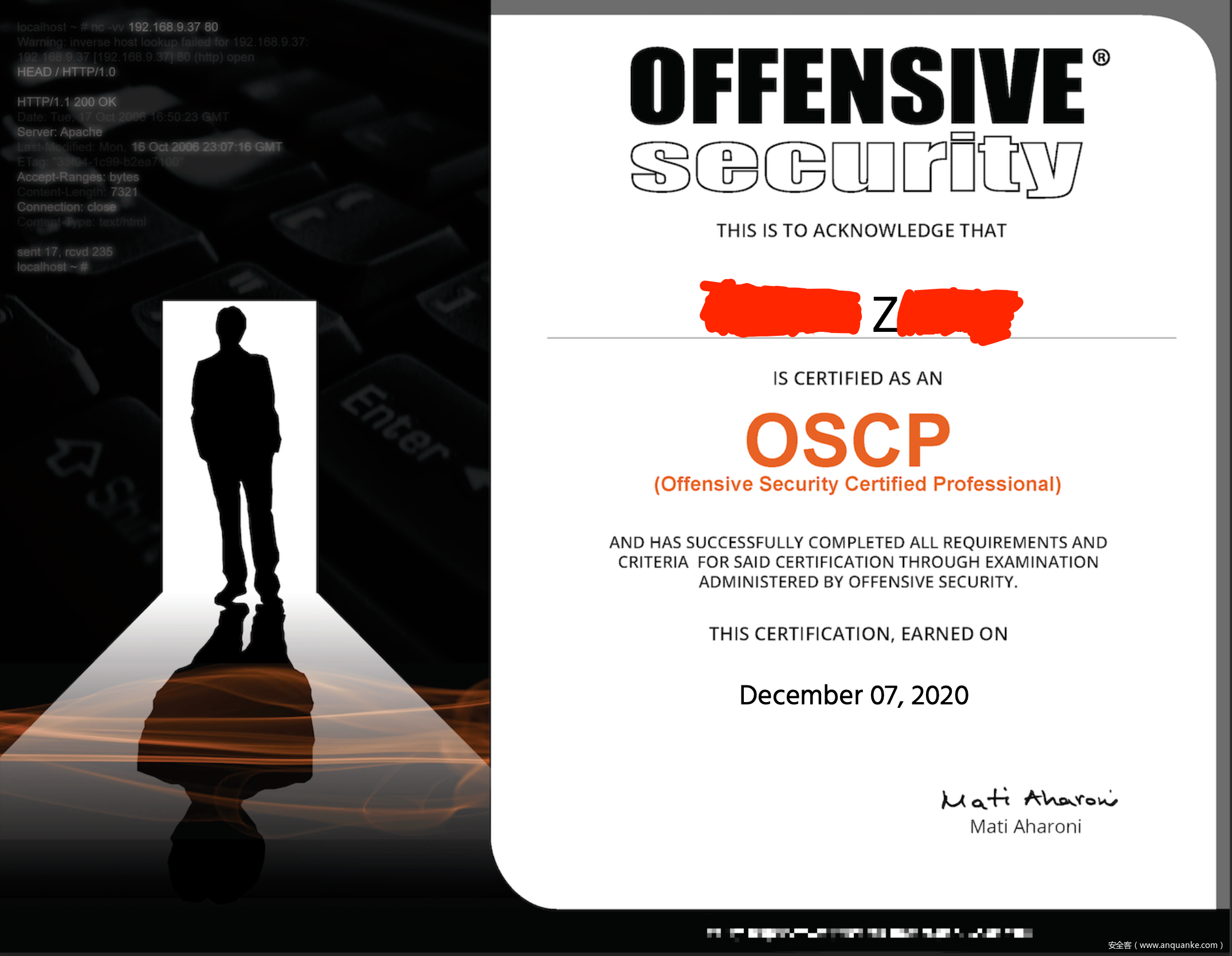 2020 我的OSCP认证满分通过之路与Offensive Security新认证体系展望 安全KER 安全资讯平台 2020 我的OSCP认证满分通过之路与Offensive Security新认证体系展望 安全KER 安全资讯平台
