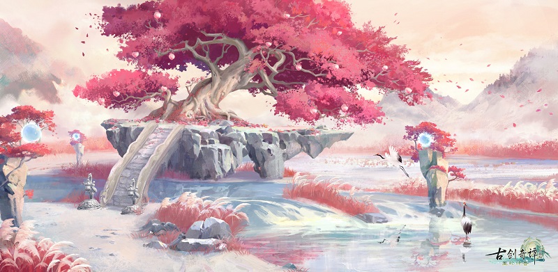 仙家宝库开启,《古剑奇谭网络版》年度版本全新场景“玉轮仙藏”!