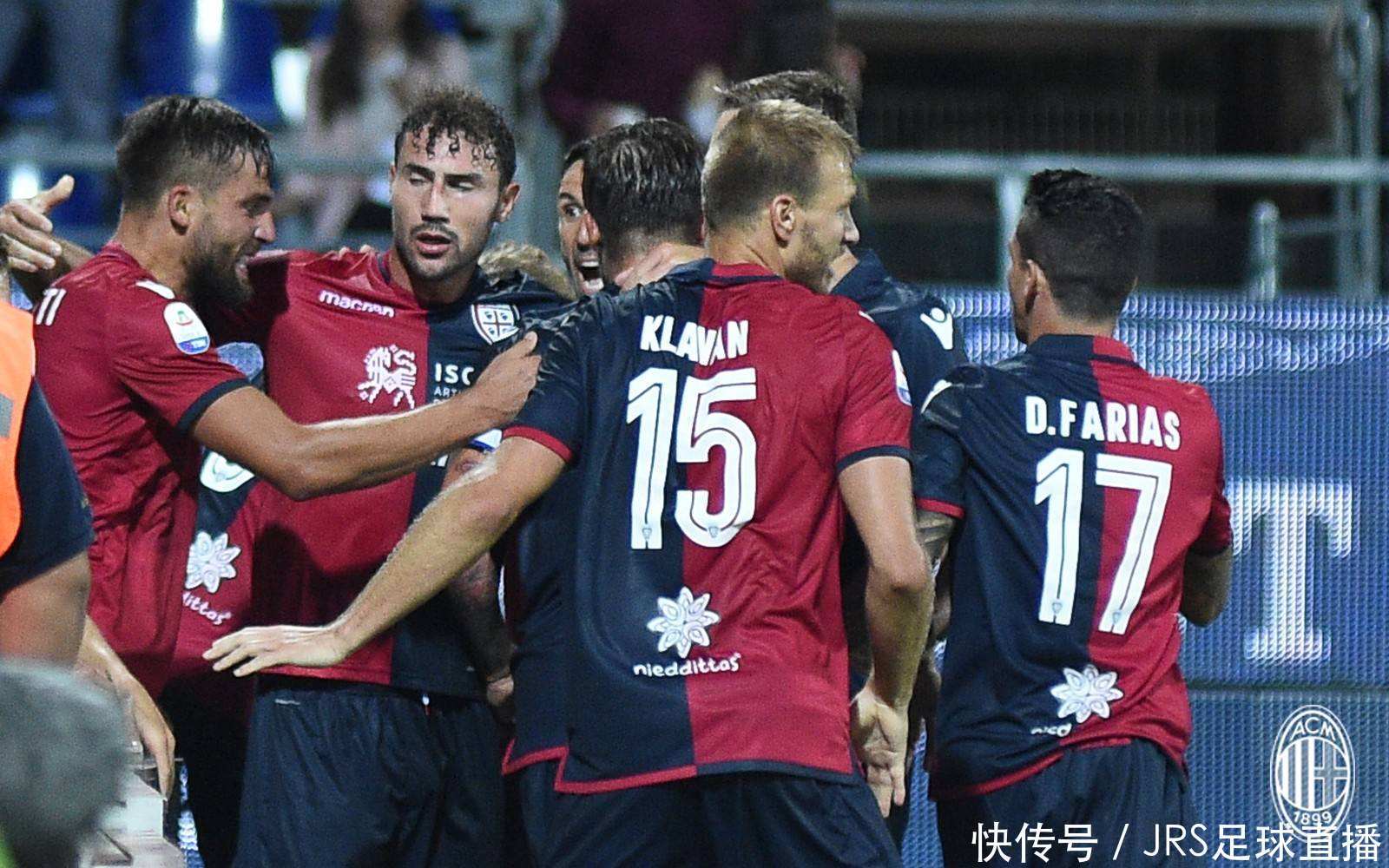 意甲拉齐奥对阵卡利亚里