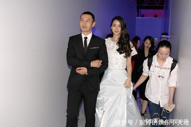 Angelababy黄晓明亲